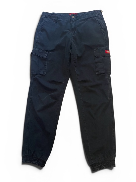 Dickies Denim - Dickies Black Cargo Jogger Pants Adjustable Waist Size 7/28